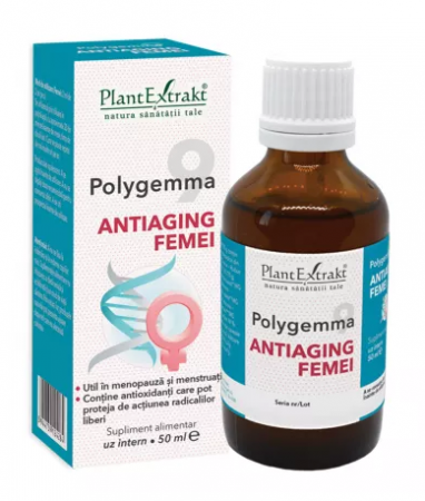 Gemoderivate - Polygemma 9 Antiaging Femei x 50 ml