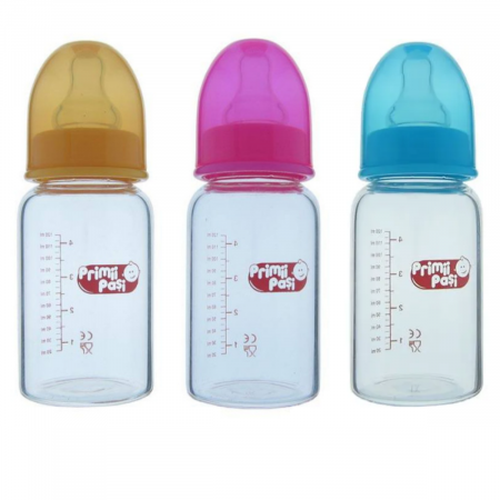 Puericultura - Primii Pasi Biberon Din Sticla Borosilicata x 120 ml