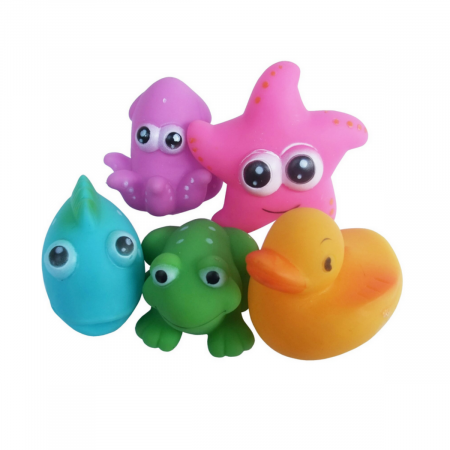 Jucarii - Primii Pasi Set Jucarii Baie Flotante Forma Animale x 5 bucati
