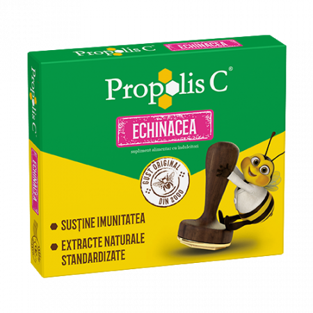 Imunitate - Propolis C + Echinacea x 20 cpr.