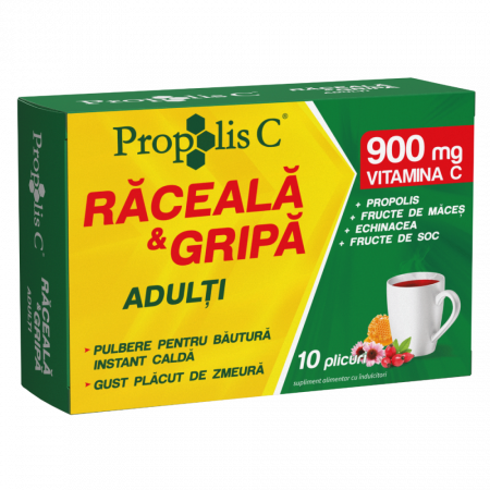 Raceala si gripa - Propolis C Raceala Si Gripa Adulti x 10 pl.