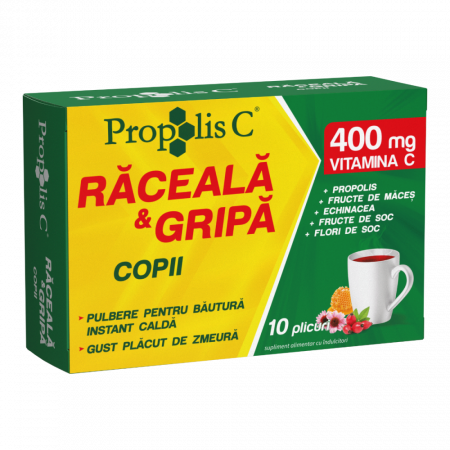Suplimente alimentare/Dispozitive medicale - Propolis C Raceala Si Gripa Copii x 10 pl.