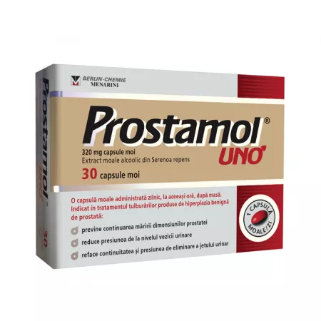 Afectiuni urinare - Prostamol Uno 320 mg x 30 cps.