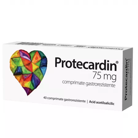 Afectiuni cardiovasculare - Protecardin 75 mg x 40 cpr.