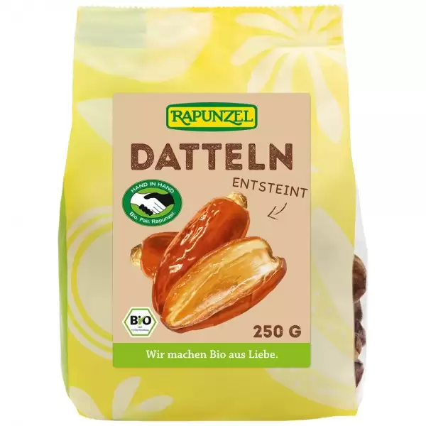 Dieta, nutritie si wellness - Rapunzel Curmale Fara Samburi Bio x 250 g