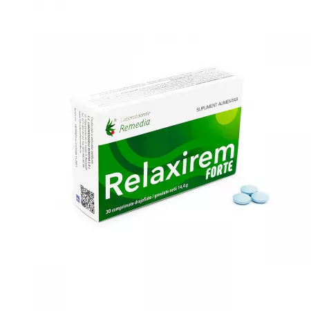 Cardiovasculare si tensiune - Remedia Relaxirem Cardio x 30 cpr