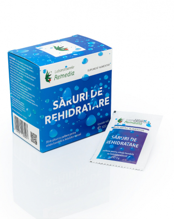 Electroliti/Saruri de rehidratare - Remedia Saruri De Rehidratare x 20 pl.