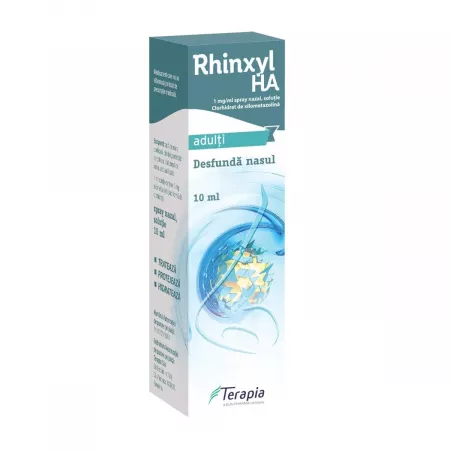 Afectiuni respiratorii - Rhinxyl HA Spray Nazal Solutie 1mg/ml x 10 ml