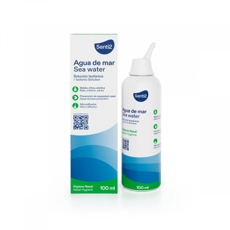 Decongestionant nazal - Senti2 Spray Nazal Izotonic Cu Apa De Mare x 100 ml