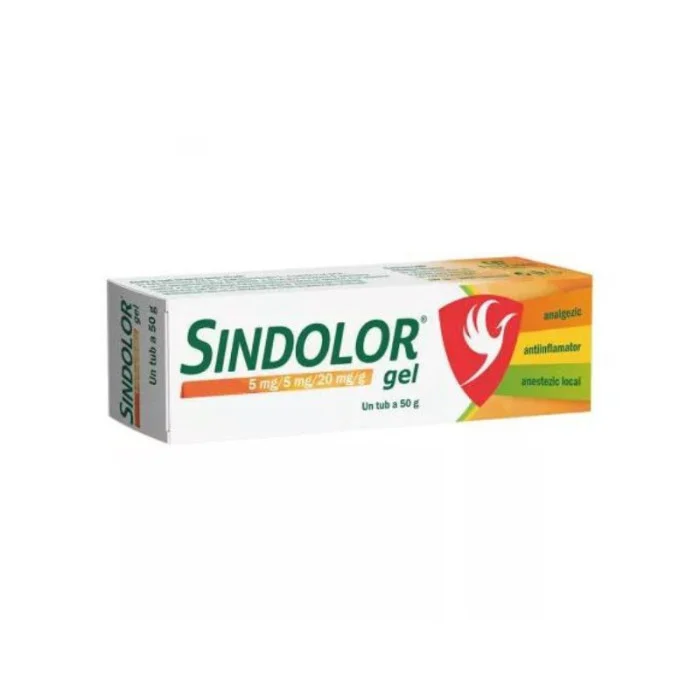 Afectiuni osteo-musculo-articulare - Sindolor 5 mg/5 mg/20 mg/g x 50 g
