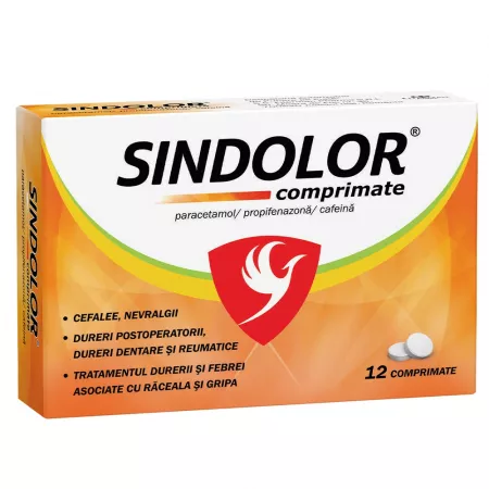 Durere si antiinflamatoare - Sindolor x 12 cpr.