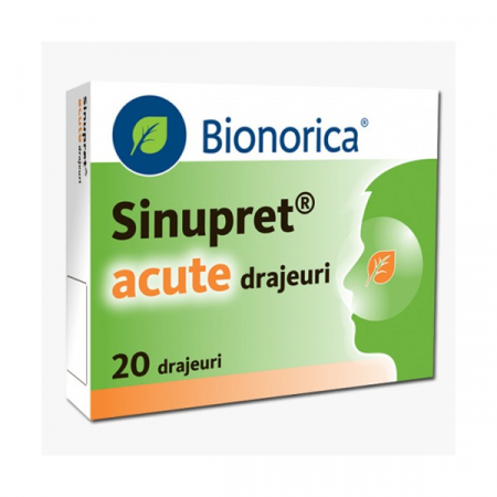 Afectiuni respiratorii - Sinupret Acute x 20 drajeuri