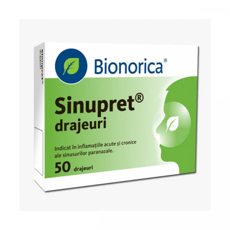 Afectiuni respiratorii - Sinupret x 50 drajeuri