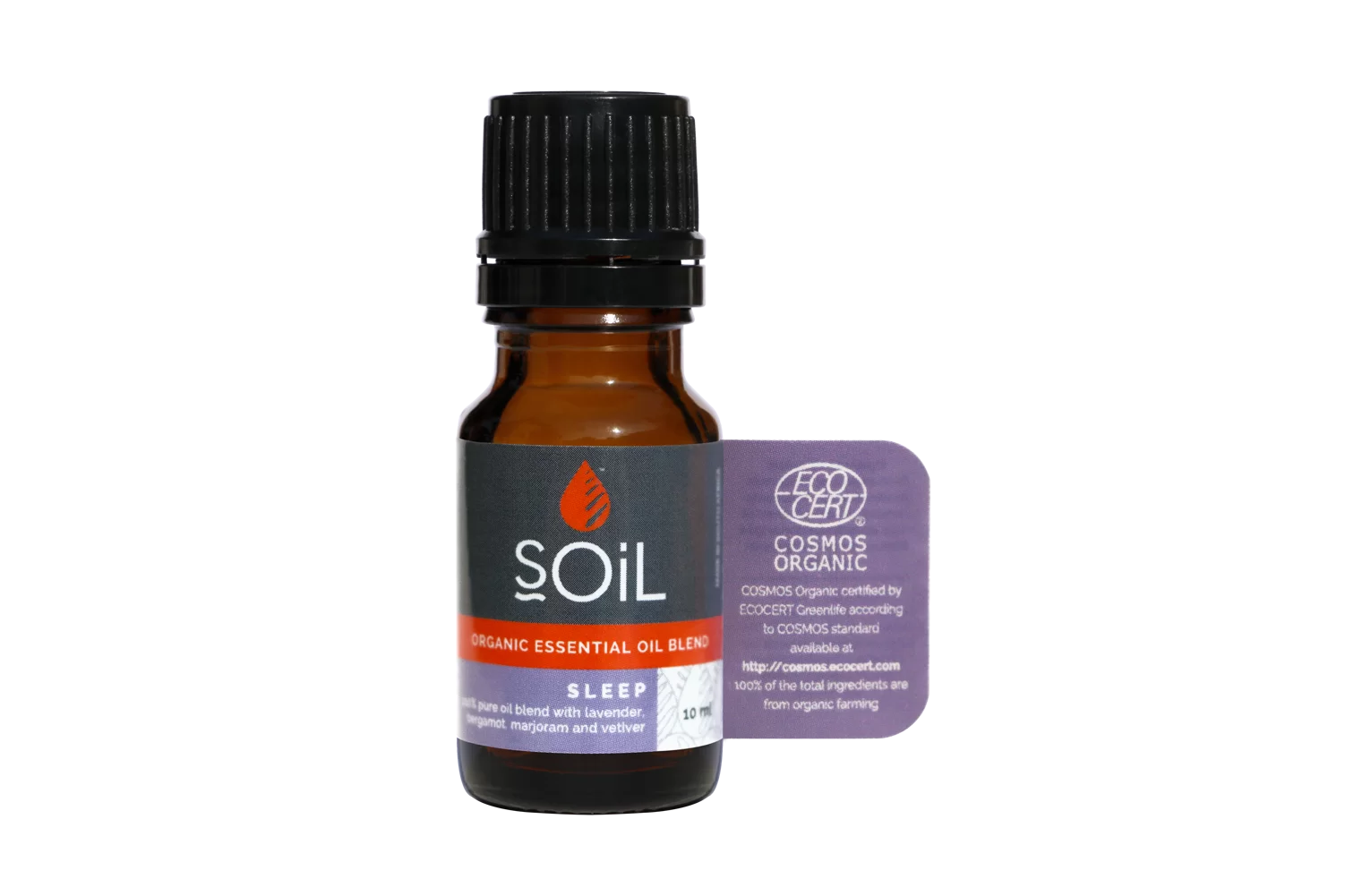 Uleiuri esentiale - SOiL Amestec De Uleiuri Esentiale Somn Pure 100% Organice Ecocert x 10 ml