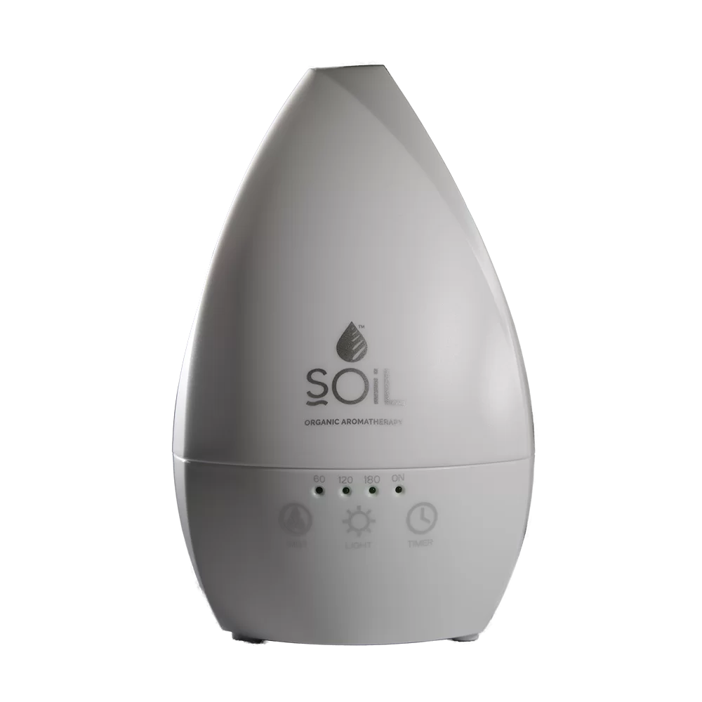 Uleiuri esentiale - SOiL Difuzor Alb Aromoterapie Ultrasonic Cu Lampa Multicolora Led 3 in 1
