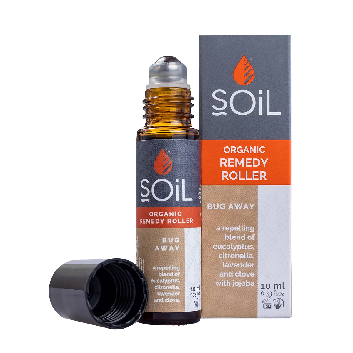 Uleiuri esentiale - SOiL Roll-On Bug Away Amestec Anti-insecte Cu Uleiuri Esentiale Pure Organice Ecocert x 10 ml
