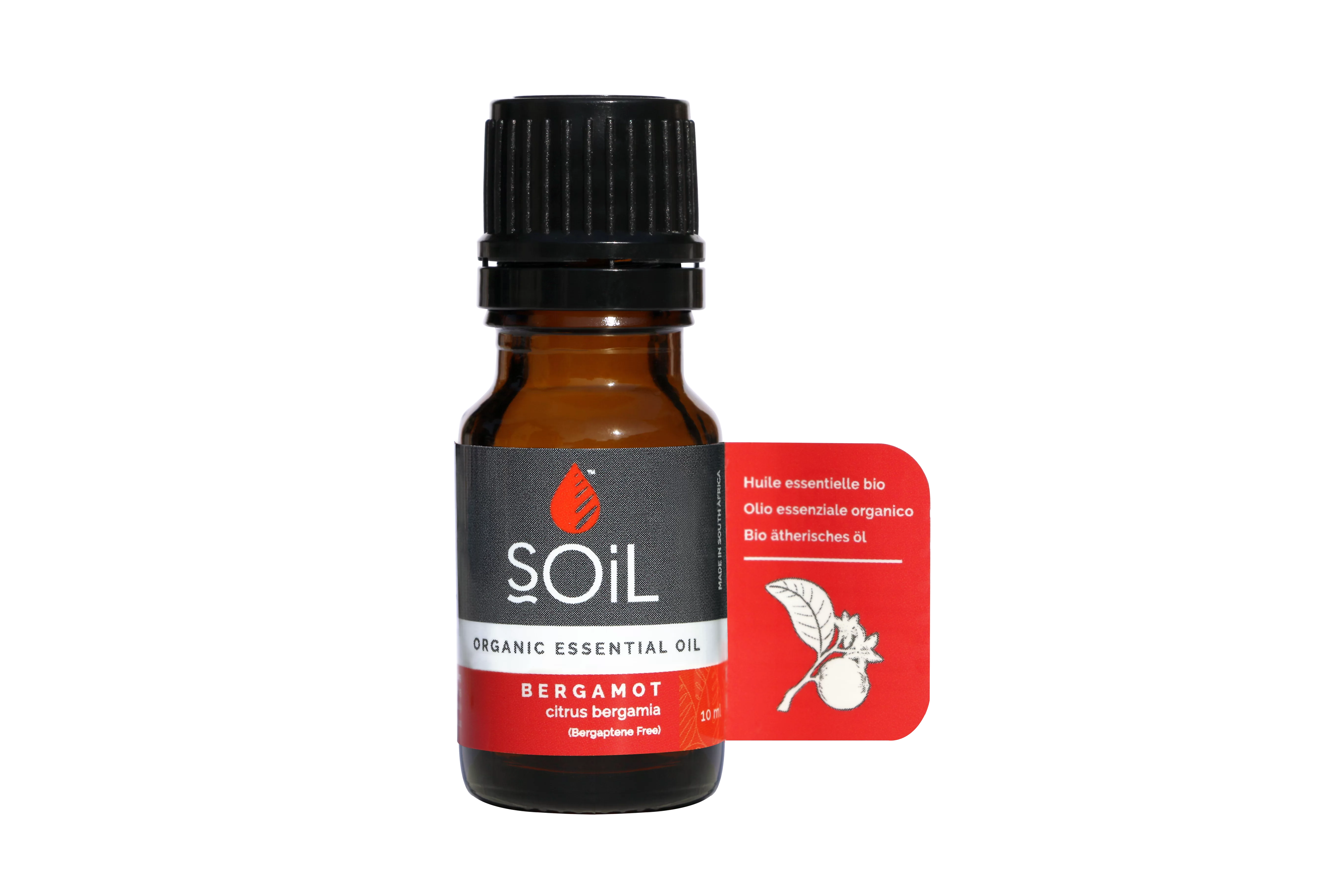 Uleiuri esentiale - SOiL Ulei Esential Bergamota Pur 100% Organic Ecocert x 10 ml