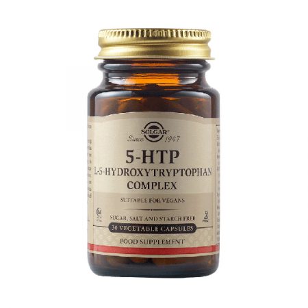 Antistres si anxietate - Solgar 5-HTP Complex x 30 cps. vegetale