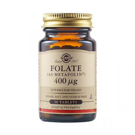 Mama si copilul - Solgar Acid Folic Folate 400 mg x 50 tb.
