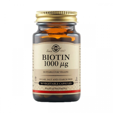 Vitamine si minerale - Solgar Biotin 1000 mg x 50 cps. vegetale