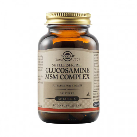 Solgar Complex Glucozamina Cu MSM x 60 tb.
