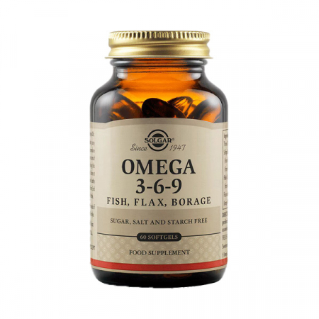 Cardiovasculare si tensiune - Solgar Omega 3-6-9 x 60 cps. moi