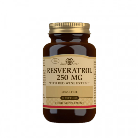 Dieta, nutritie si wellness - Solgar Resveratrol 250 mg x 30 cps. moi