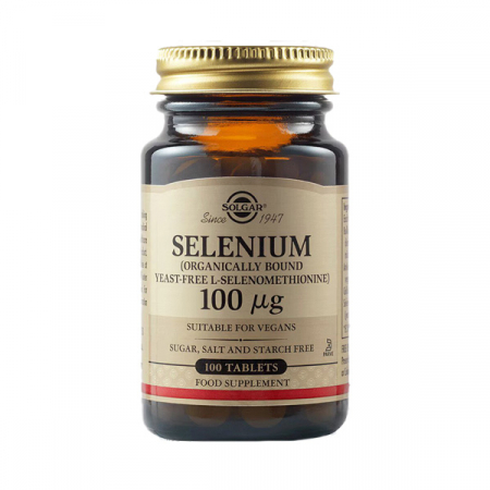 Afectiuni endocrine - Solgar Seleniu 100 mg x 100 tb.