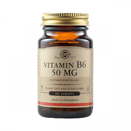 Solgar Vitamina B6 50 mg x 100 tb.