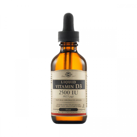 Afectiuni osteo-musculo-articulare - Universs _ Solgar Vitamina D3 2500 IU x 59 ml