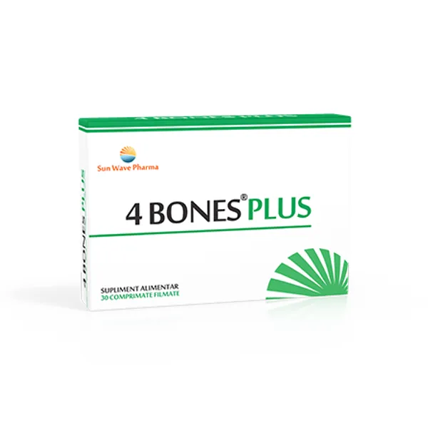 Afectiuni osteo-musculo-articulare - Sun 4 Bones Plus x 30 cpr. film.