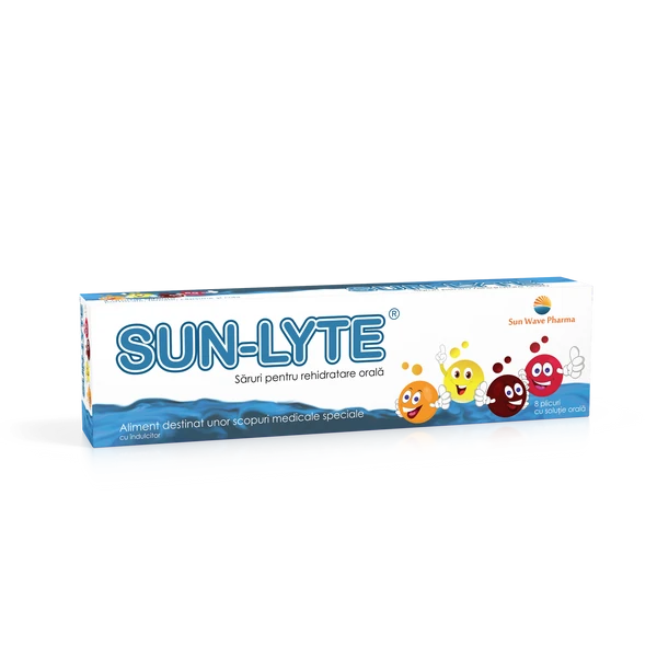 Electroliti/Saruri de rehidratare - Sun-Lyte Saruri Rehidratare Orala x 8 pl.