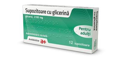 Laxative - Supozitoare Cu Glicerina Pentru Adulti x 12 sup.