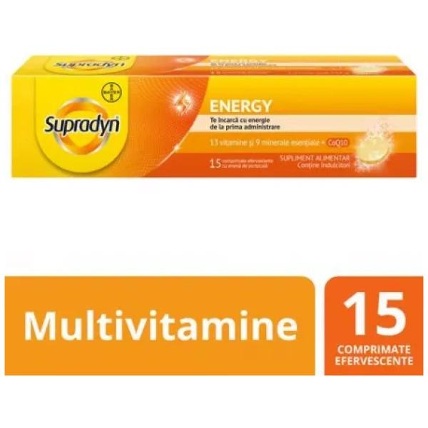 Vitamine si minerale - Supradyn Energy Coenzima Q10 x 15 cpr. efervescente