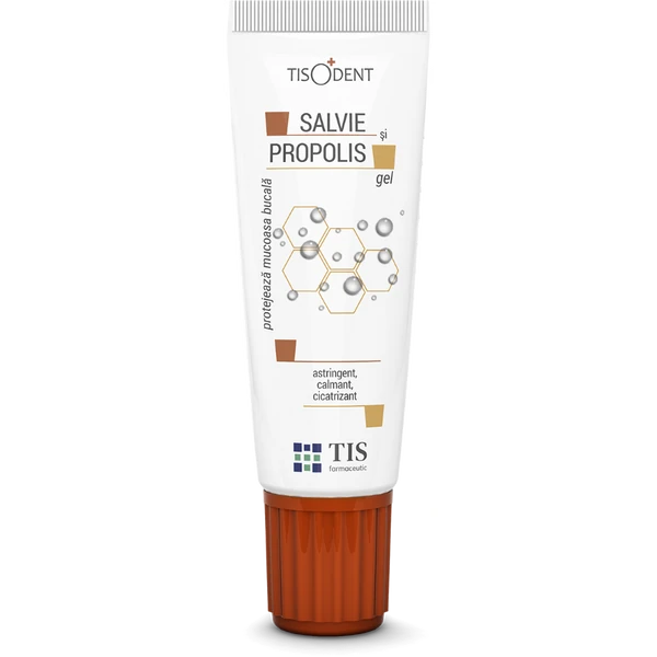 Afectiuni bucale - Tisodent Gel Cu Salvie Si Propolis x 20 ml