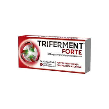 Medicamente fara reteta - Triferment Forte 325 mg x 30 cpr. gastrorezistente