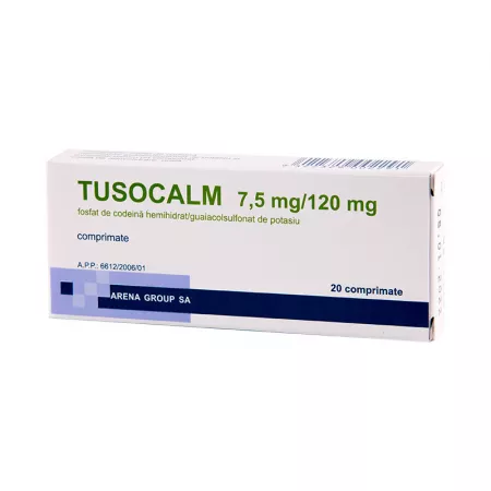 Medicamente fara reteta - Tusocalm x 20 cpr.