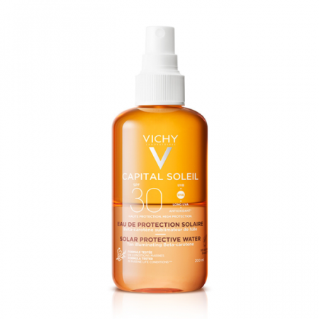 Protectie solara - Vichy Capital Soleil Apa Cu Protectie Solara Pentru Fata Si Corp SPF 30 x 200 ml