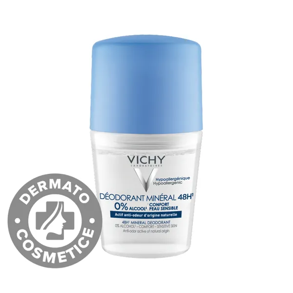 Ingrijire corporala - Vichy Deo Roll-On Mineral Fara Saruri De Aluminiu 48H x 50 ml