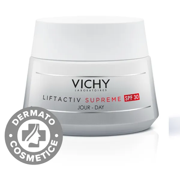 Ingrijire ten - Vichy Liftactiv Supreme Crema De Zi Antirid Pentru Lifting Si Fermitate SPF30 x 50 ml