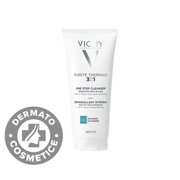 Dermatocosmetice - Vichy Purete Thermale Demachiant Integral 3 In 1 Pentru Fata Si Ochi x 200 ml