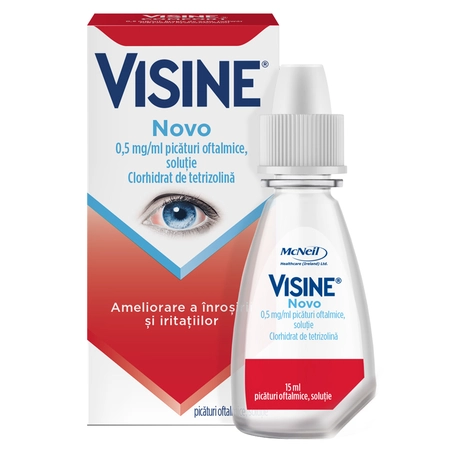 Afectiuni oftalmologice - Visine Novo 0,5 mg/ml x 15 ml