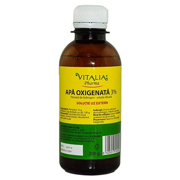 Antiseptice - Vitalia Apa Oxigenata 3% x 200 ml