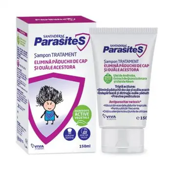 Ingrijire par - Vitalia Santaderm Parasites Sampon Tratament Paduchi x 150 ml