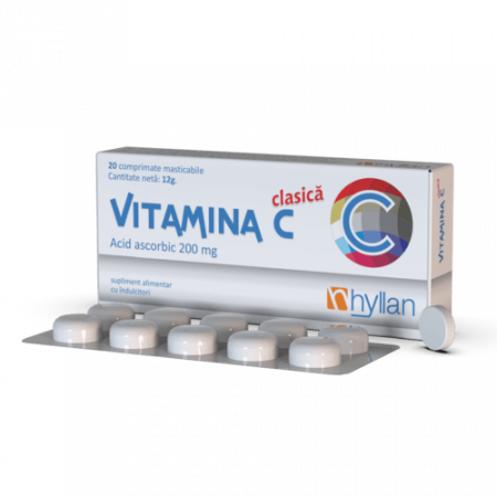 Imunitate - Vitamina C 200 mg x 20 cpr. masticabile