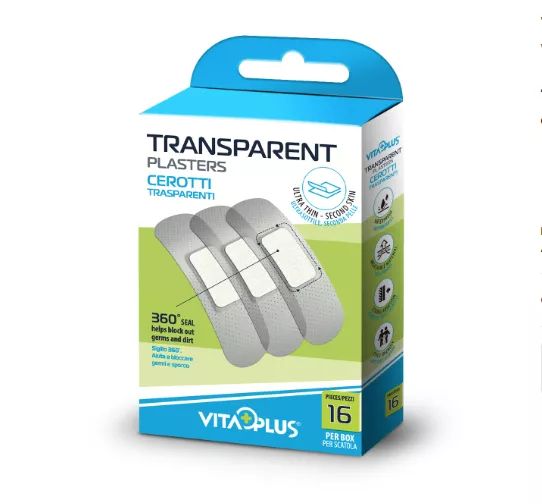 Plasturi - Vitaplus Plasturi Transparenti x 16 buc.