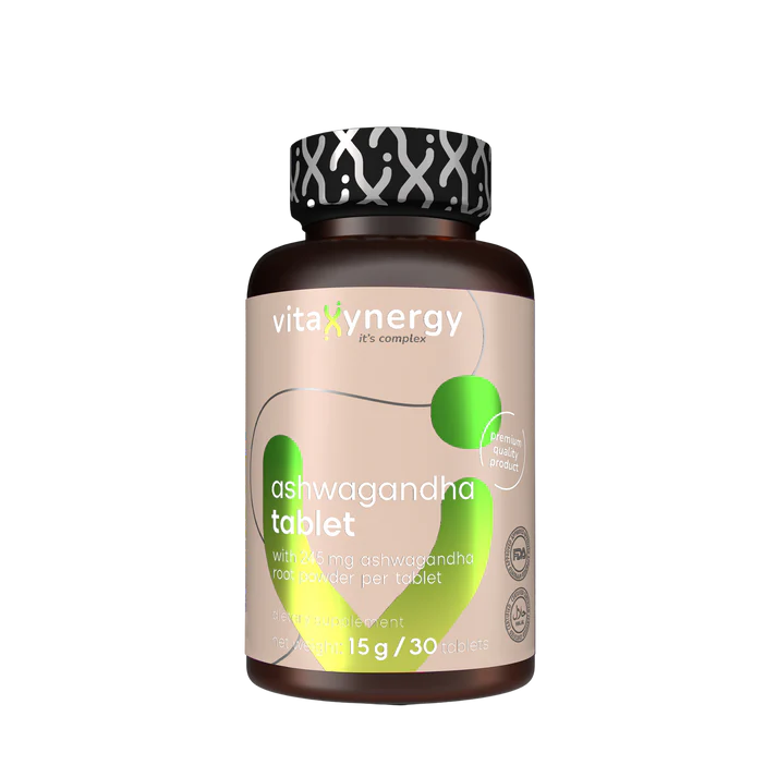 Antistres si anxietate - Universs _ Vitaxynergy Ashwagandha 245 mg x 30 tb.