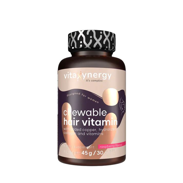 Afectiuni dermatologice - Universs _ Vitaxynergy Hair Vitamin x 30 tb. masticabile