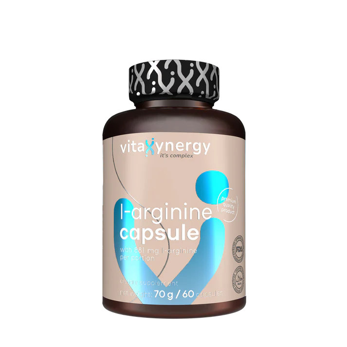 Cardiovasculare si tensiune - Universs _ Vitaxynergy L-Arginine 881 mg x 60 cps.