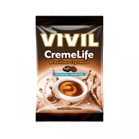 Bomboane - Vivil Creme Life Bomboane Cremoase Brasilitos Espresso Fara Zahar x 90 g